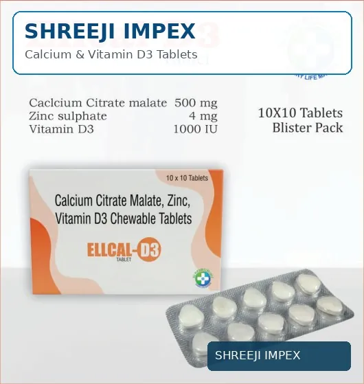 Calcium & Vitamin D3 Tablets
