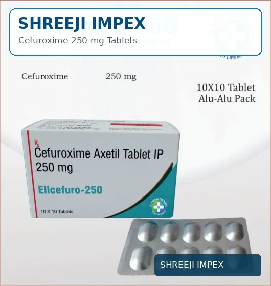 Cefuroxime 250 mg Tablets