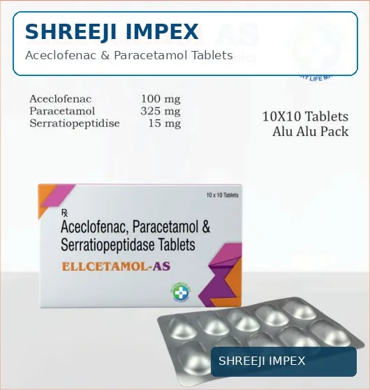 Aceclofenac & Paracetamol Tablets