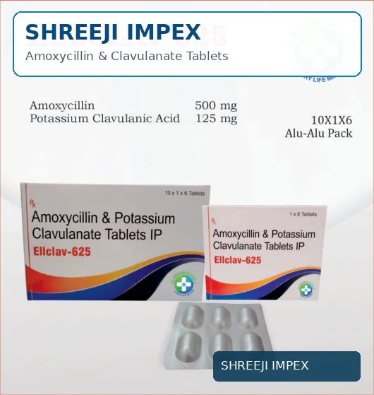 Amoxycillin & Clavulanate Tablets