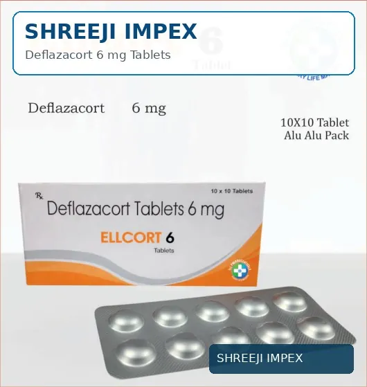 Deflazacort 6 mg Tablets