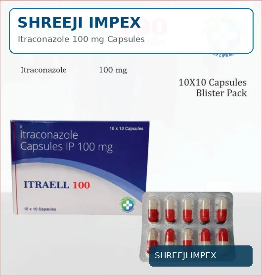 Itraconazole 100 mg Capsules
